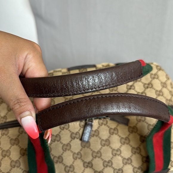 Gucci GG Monogram Web Medium Collapsible Carry-On Duffle Bag - Picture 7 of 12